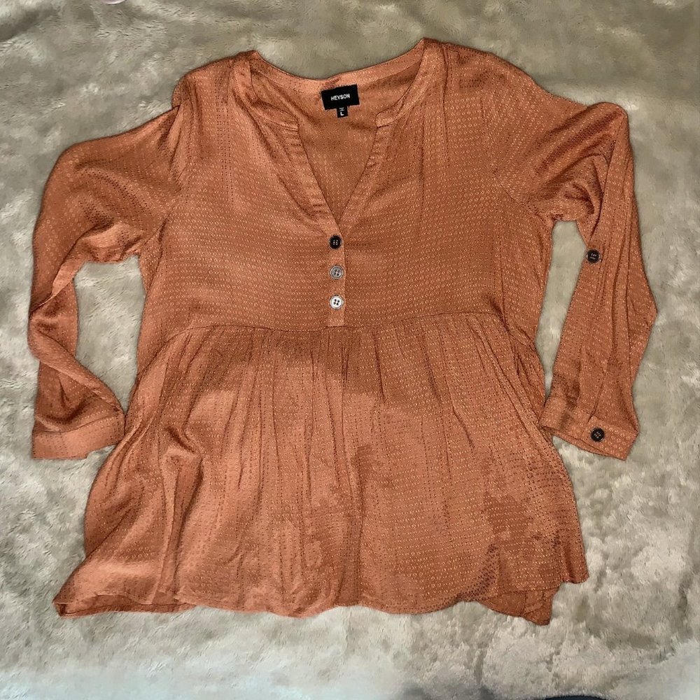Heyson orange/rust top L.
